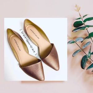 🎀SOLD🎀 ANTONIO MELANIE Rose Gold Flats